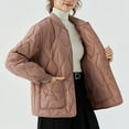 thumbnail image 2 of GigrtiJin Womens Quilted Lightweight Jackets Plus Size Button down Puffer Jacket Coats Padded Outwear with Pockets, 2 of 5