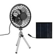 thumbnail image 3 of Solar Powered Fan,Portable Solar Fan 6W Solar Panel Powered Fan Outdoor Solar Fan Rugged and Tough, 3 of 12