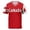 Red, variant on Womens Soccer Jersey V Neck Short Sleeve Canada Flag Maple Leaf Football Fan Athletic Match Day Sports Shirt Jersey Tops