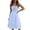 A-BU1144, variant on Women's Smocked Tube Top Midi Dress Pocketed A-Line Flowy Silhouette Casual Daily Gown