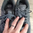 thumbnail image 3 of New Balance 574 Rugged Mens Shoes Sz 9 D Running Black Marble Sole Suede Sneaker, 3 of 6