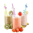 thumbnail image 6 of 48 Pcs Reusable Unicorn Alpaca Mermaid Straws Daughters Girls Party Favor Kids, 6 of 9