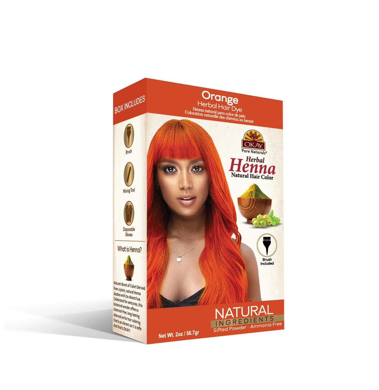 OKAY Pure Naturals Herbal Henna Hair Color Dark Brown - 50gr for OKAY Pure Naturals Herbal Henna Hair Color Dark Brown - 50gr for