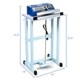 thumbnail image 5 of Spaco 110V 12 Inch Foot Pedal Impulse Sealer Machine with Cutter,, 5 of 10