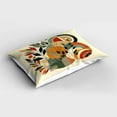 thumbnail image 2 of Ambesonne Monstera Pillow Sham, Modern Abstract Botanic, 36" X 20", Burnt Sienna Pale Seafoam, 2 of 2