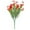 Red, variant on Outdoor Artificial Flowers Bulk - UV Resistant for Porch & Garden Decor, Realistic Wildflowers That Never Fade - Spring Summer Decorations