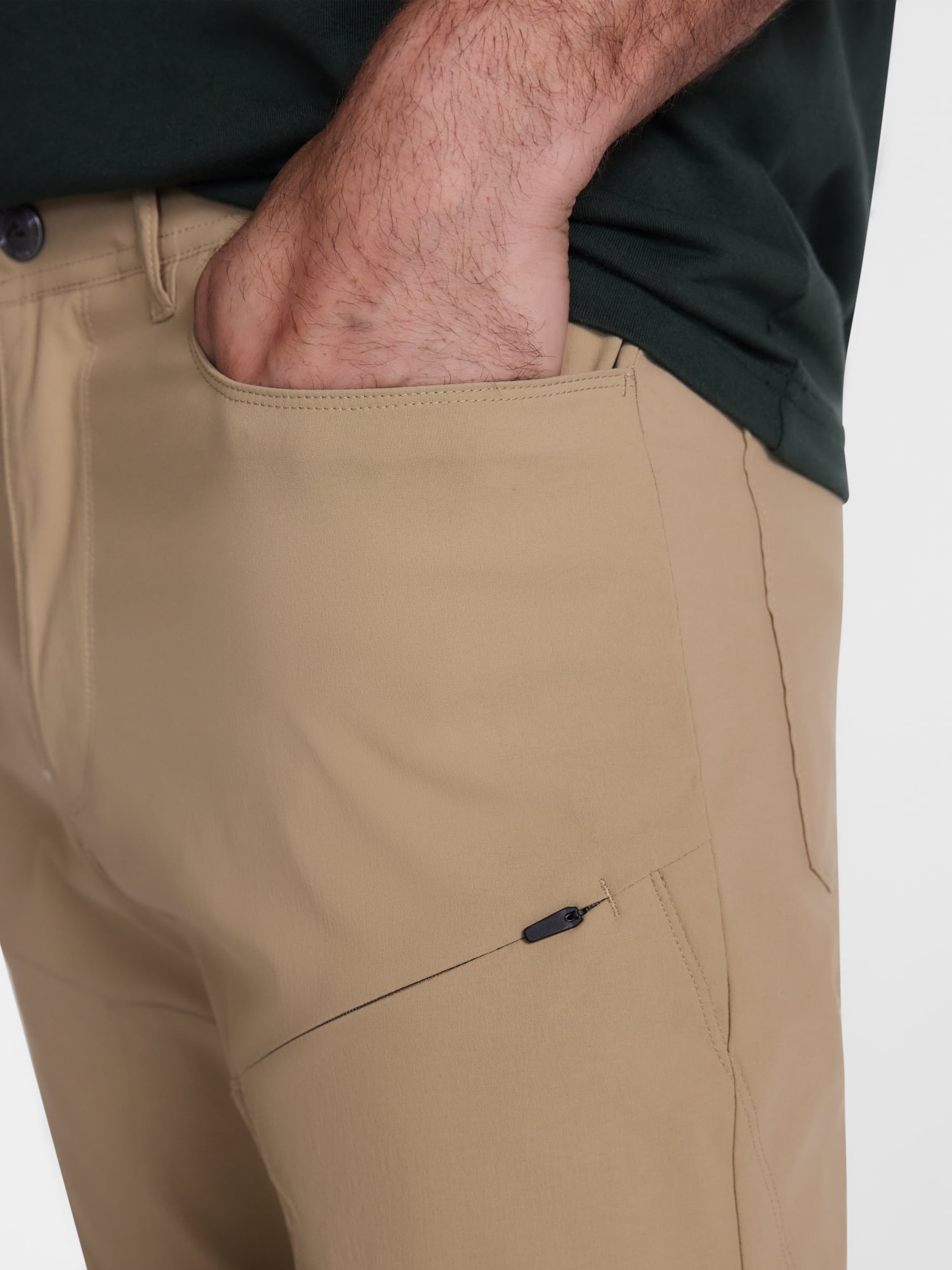 Ozark Trail Men's and Big Men's Hike Pants, Sizes 30-46
