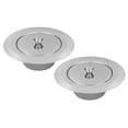 thumbnail image 1 of Demonsen Stainless Steel Sink Strainer,2pcs Sink Strainer Stainless Steel Rust Proof Sink Stopper Filter With Lids For Kitchen Sink Drain,Sink Basket Drain Stopper, 1 of 8