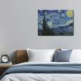 thumbnail image 3 of Vincent Van Gogh's Canvas Wall Art - Starry Night Classic Artwork Picture Print with Framed Famous Oil Painting Hang for Home Office Bedroom Living Room Wall Decor-16" X12", 3 of 7