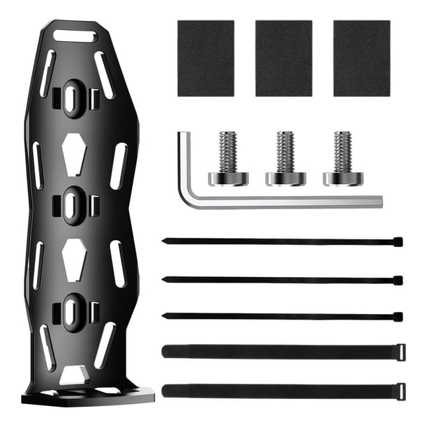 Soporte universal para bolsa de bicicleta, con tornillos o bridas, color negro, para botella de agua Angosto