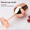 thumbnail image 3 of Stainless Steel Wine Glass 500ml Single-layer Unbreakable Stemmed Cocktail Goblet, Golden, 3 of 9