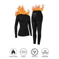 thumbnail image 2 of ANFERRY Womens Thermal Underwear Set Anti-Static Moisture Wicking Long Johns Seamless Crew Neck Ski Base Layer Cold Weather Outfit Sets, 2 of 8