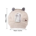 thumbnail image 2 of Winter Knit Pet Hat with Rabbit Ears, Windproof Warm Head Cover for Medium Large Dogs, for Christmas and Outdoor Warmth, 2 of 5