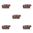 thumbnail image 3 of Langgg Ceinture Punk Boucle All Trend All Match pour Jeans Femmes Ceinture Intemporelle Résistante à l'Usure Épingle Café 110cm 5Set, 3 of 6