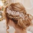 thumbnail image 1 of Tiara de Peine para el cabello BLESIY boda pasador de clip hecho a mano, 1 of 8