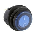 thumbnail image 2 of 12V LED Dot Light Car Boat Round Rocker ON OFF SPST Switch for Car Truck Boat DIY Modification, 2 of 8