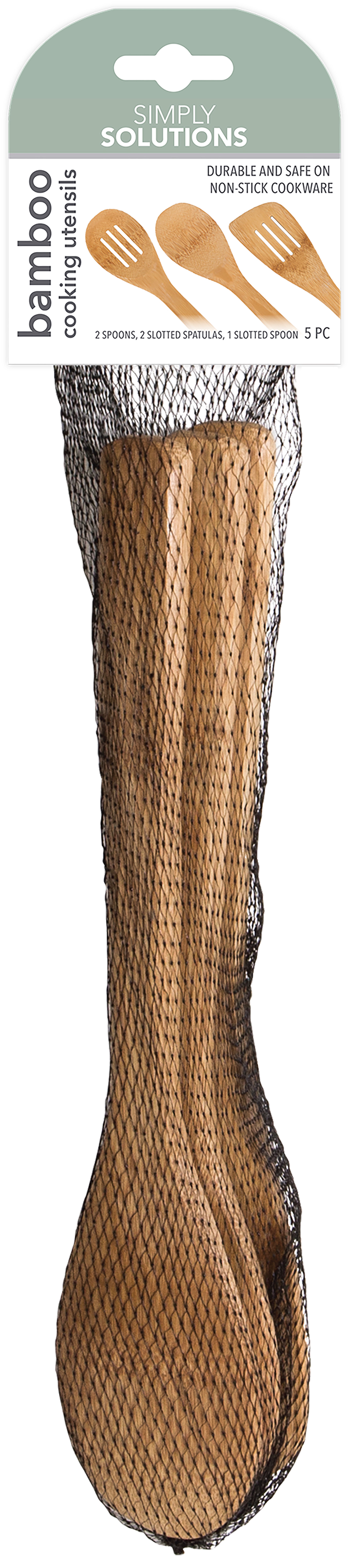 BAMBOO UTENSILS 5 PK