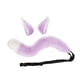 thumbnail image 3 of Juego de orejas y cola de zorro Hugo cola de traje flexible para Unisex adultos Violeta, 3 of 7
