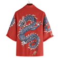 thumbnail image 2 of Chemise à Manches Courtes Unisexe à Imprimé Dragon, 2 of 5