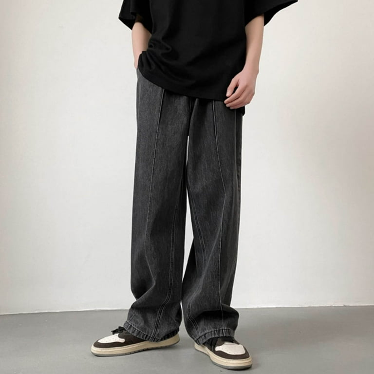 YOTMKGDO Mens Jeans, Baggy Jeans Men Loose Plus Size Jeans YOTMKGDO Mens Jeans, Baggy Jeans Men Loose Plus Size Jeans