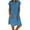 hwj# Blue265, variant on Women Summer Dress Casual Short Sleeve Classic Solid Color V-Nevk Loose Oversized Midi Dresses Linen Cotton T-Shirt Dress For Ladies Breathable Dailywear,Blue,L