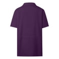 thumbnail image 4 of Blusa informal con botones y cuello de encaje para mujer: camisa elegante y versátil para el día a día, fácil de cuidar y lavable a máquina., 4 of 5