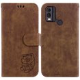 thumbnail image 2 of Compatible with Nokia C22 Embossed Cute Tiger Flip Folio Wallet Case Card Pocket Holder Cover, 2 of 5