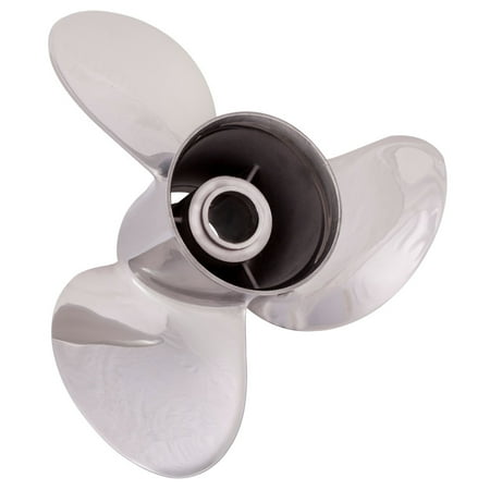 UPC: 0824375033131 | Solas 9431-130-21 Rubex NS3 Stainless Steel 3-Blade Boat Propeller – RH  13 In. Diameter x 21 In. Pitch