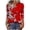 Red, variant on Blouses for Women Dressy Elegant,Women's Shirts Lightweight 2026 Spring Summer Fashion 3/4 Length Sleeve Tops Business Casual Blouses Western Outfits