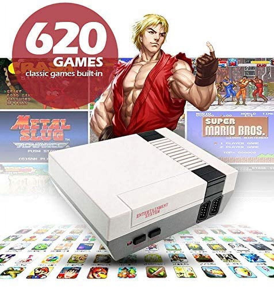 Classic Edition Mini Retro Game Console,AV plus HDMI Output Plug & Play  Classic Mini Video Games, Built-in 620 Games with 2 Classic Controllers,  Birthday Gifts Choice for Children/Adults 