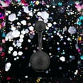 thumbnail image 4 of 4-Piece 14G Black Belly Button Rings Set, Stainless Steel Navel Piercing Jewelry - Crystal Designs, 4 of 6