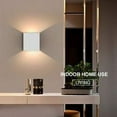 thumbnail image 3 of 2 Piezas Aplique de Pared de 6 W Lámpara de Pared LED Lámpara de Pared Interior Arriba Abajo Accesorios de Iluminación de Aluminio Modernos para Sala de Estar Dormitorio Baño Cocina Comedor, Blanco Cálido oso de fresa Electrónica, 3 of 4