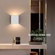 thumbnail image 2 of 2 apliques de pared LED de 6 W para interiores, modernos apliques de aluminio para sala de estar, dormitorio, baño, cocina, comedor, blanco cálido., 2 of 3