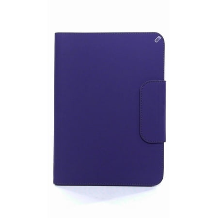 puregear 10" universal tablet folio cover stylus document holder stand purple