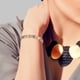 thumbnail image 5 of Elegante pulsera magnética de acero inoxidable de titanio para mujer 8,5 ajustable con eslabón gratuito, 5 of 6