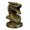 Golden, variant on KGJQ Dragon Head Figurine, 3D Printed Fantasy Dragon Head Statue, Mythical Animal Sculpture for Home Office Desk Decor, Gift for Collectors