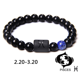 thumbnail image 1 of Unique 12-Constellation Stone Beads Bracelet - Perfect Gift for Leo, Taurus, Capricorn & Libra Lovers!, 1 of 5