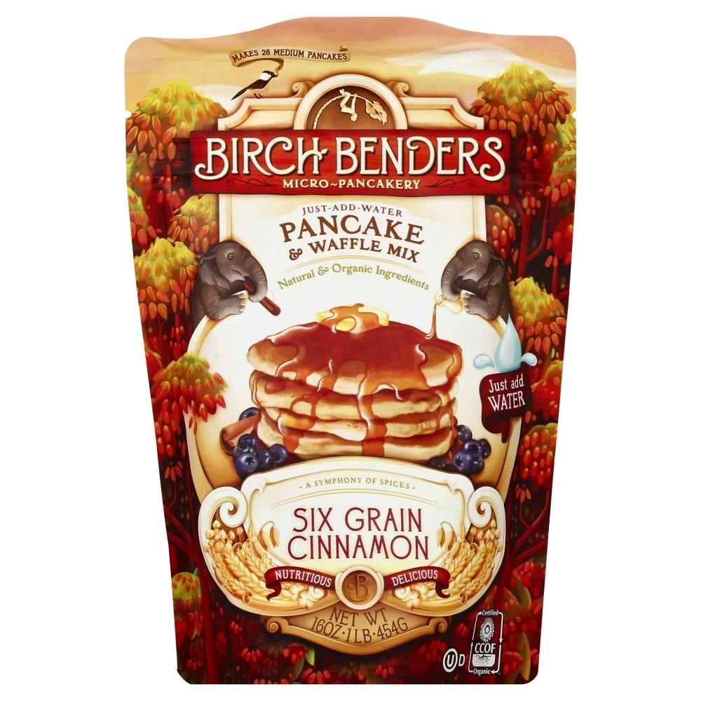 Birch Benders Six Grain Cinnamon Pancake & Waffle Mix, 16 oz Walmart