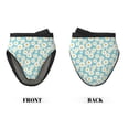 thumbnail image 2 of Pofeuu Daisy Floral A Print Thickened Mini Silicone Oven Mitts Heat Resistant, Rubber Oven Mitt Gloves, Finger Pinch Grips, Pot Holder, Silicone Potholder, 2 of 7