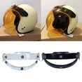 thumbnail image 4 of Motorcycles Black UV Adapter Flip Up Base Attachment For 3-Snaps Bubble Shield Visor Face Mask Helmet Accessories, 4 of 4