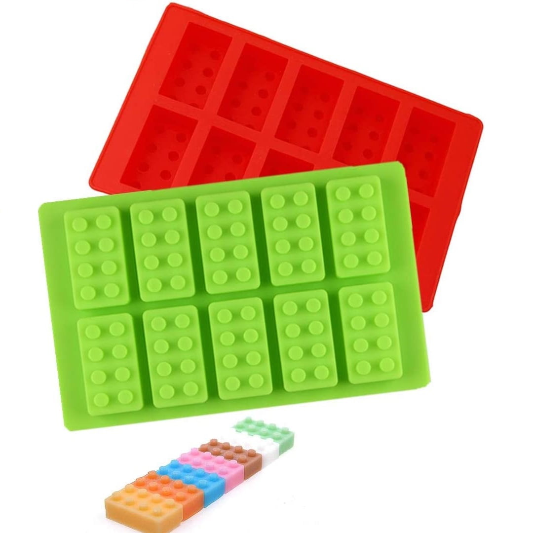 i Kito Candy Molds Silicone Ice Cube Tray, Silicone Brick Mold for Lego ...