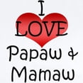 thumbnail image 2 of CafePress - I Love Papaw & Mamaw Infant Creeper - Baby Light Bodysuit, Size Newborn - 24 Months, 2 of 4