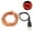 Red 5m 50LEDs, variant on 5/10m Waterproof USB LED Copper Wire Fairy String Lights Garland Decoration
