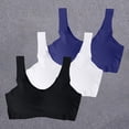 thumbnail image 2 of Sports Bras for Women Supportive Bra Seamless Padded Bralette Basic Back Clasp Bra Womens High Support Sports Bra Yoga Sports Bras Fitted Tank Tops for Women Backless Bras for Women, 2 of 9