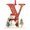 Y, variant on Nmdmisc 26 Letters Christmas Tree Decoration Pendant,Hanging Xmas Snowman Alphabet Letters for Christmas Tree Pendant Acrylic 2D Flat Christmas Decorations (K)