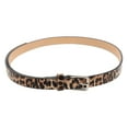 thumbnail image 6 of MLINS Women's Leopard Print Belt Leopard Print Belt Jeans Belt Adjustable Waist Belt With Metal Buckle For Pants Jeans Dresses, 6 of 8