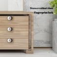 thumbnail image 4 of LSLJS Fingerprint Cabinet Lock, Smart Biometric Cabinet Lock, Home & Office Hidden File Cabinet Locks, USB Rechargeable Keyless Furniture Drawer Lock, Cabinet Lock, 4 of 7
