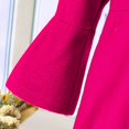 thumbnail image 6 of Toddler Kids Girls Collar Wool Coat Long Sleeve Button Down Warm Cozy Windproof Elegant Classic Outerwear 3-4 Years, 6 of 7