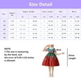 thumbnail image 3 of 4-9T Girls Christmas Princess Gown Dress Ugly Xmas Swing Party Casual Dress, 3 of 7