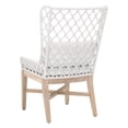 thumbnail image 3 of Pemberly Row Contemporary Rope Weave Outdoor Wingback Chair in Off White, 3 of 19